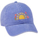 Keep Going Embroidered Baseball Cap | Stonewashed Blue - The Bronze Butterfly