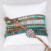 Kelly Leather Wrap Bracelet | Dylan Jewelry - The Bronze Butterfly