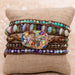 Kelly Leather Wrap Bracelet | Dylan Jewelry - The Bronze Butterfly