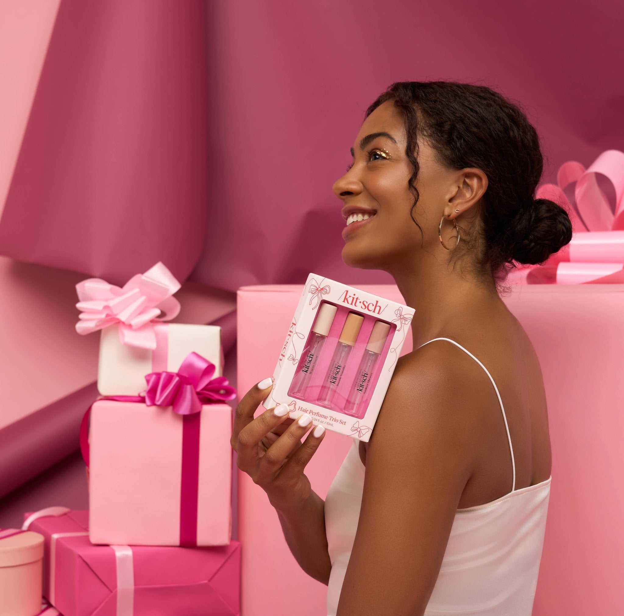 KITSCH Holiday Hair Perfume Trio Set - The Bronze Butterfly