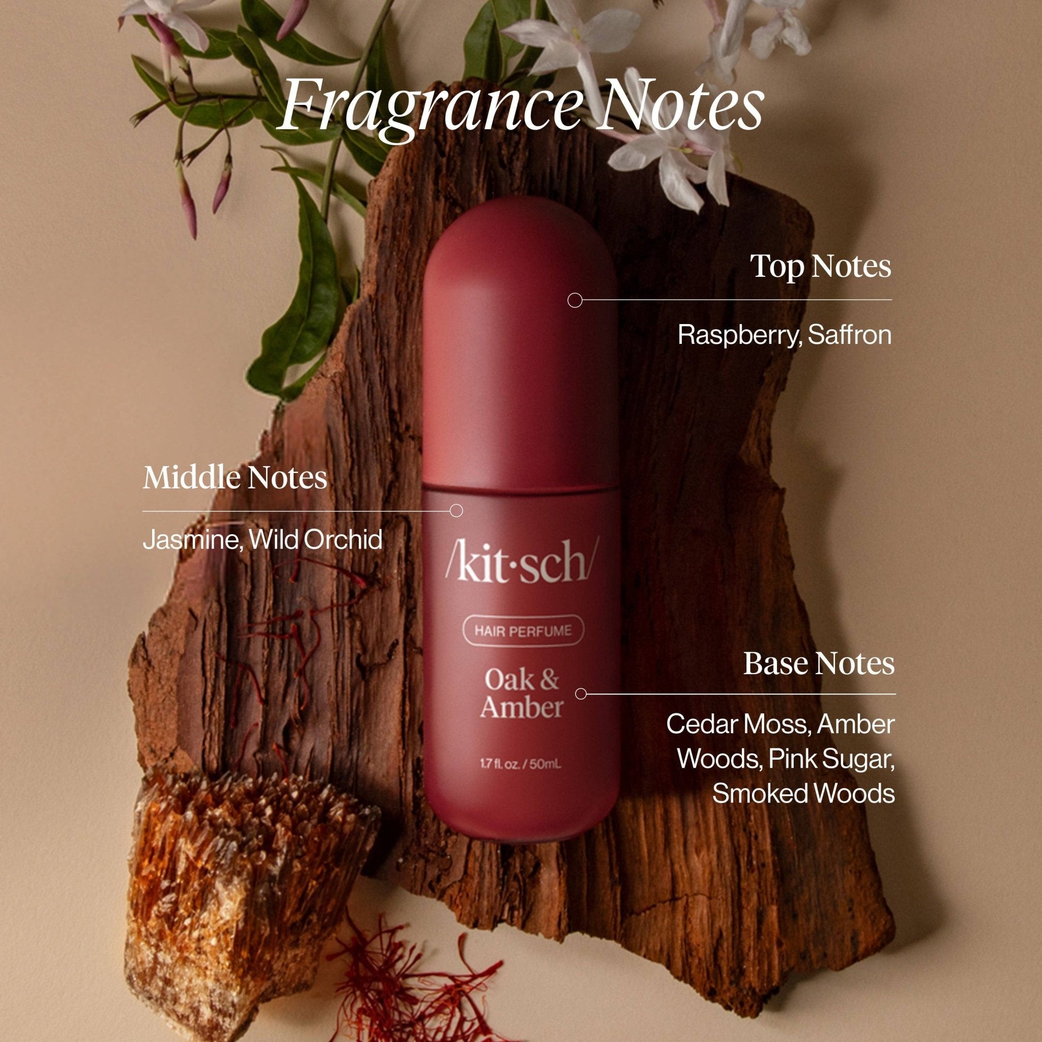 KITSCH Oak & Amber Hair Perfume - The Bronze Butterfly