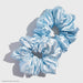 Kitsch x Bridgerton Satin Pillow Scrunchies / Toile De Blue - The Bronze Butterfly