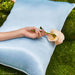 Kitsch x Bridgerton Satin Pillowcase / Toile De Blue - The Bronze Butterfly