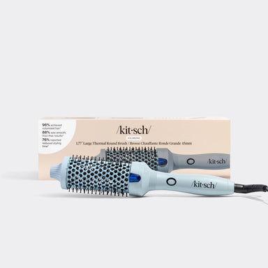 Large Thermal Round Brush - Haze Blue - The Bronze Butterfly
