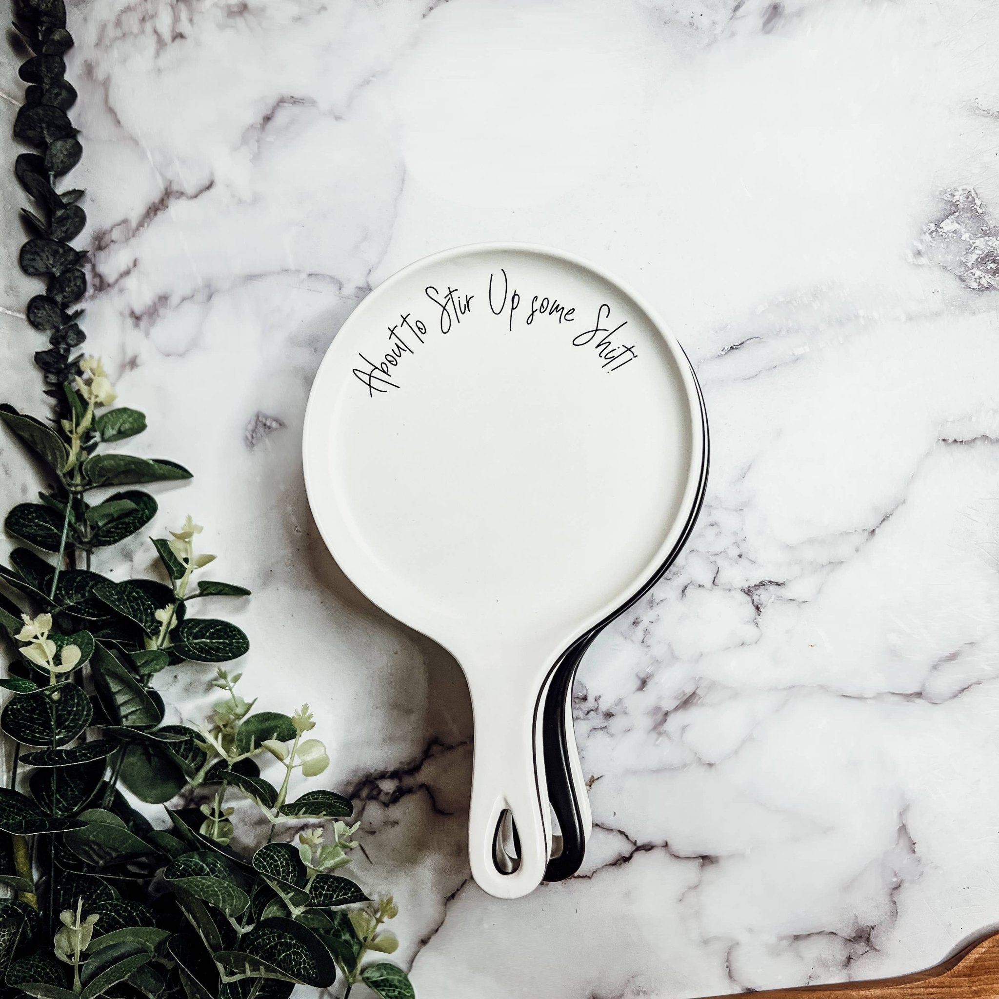 Larger Spoon Rests & Wooden Spoon Set - The Bronze Butterfly