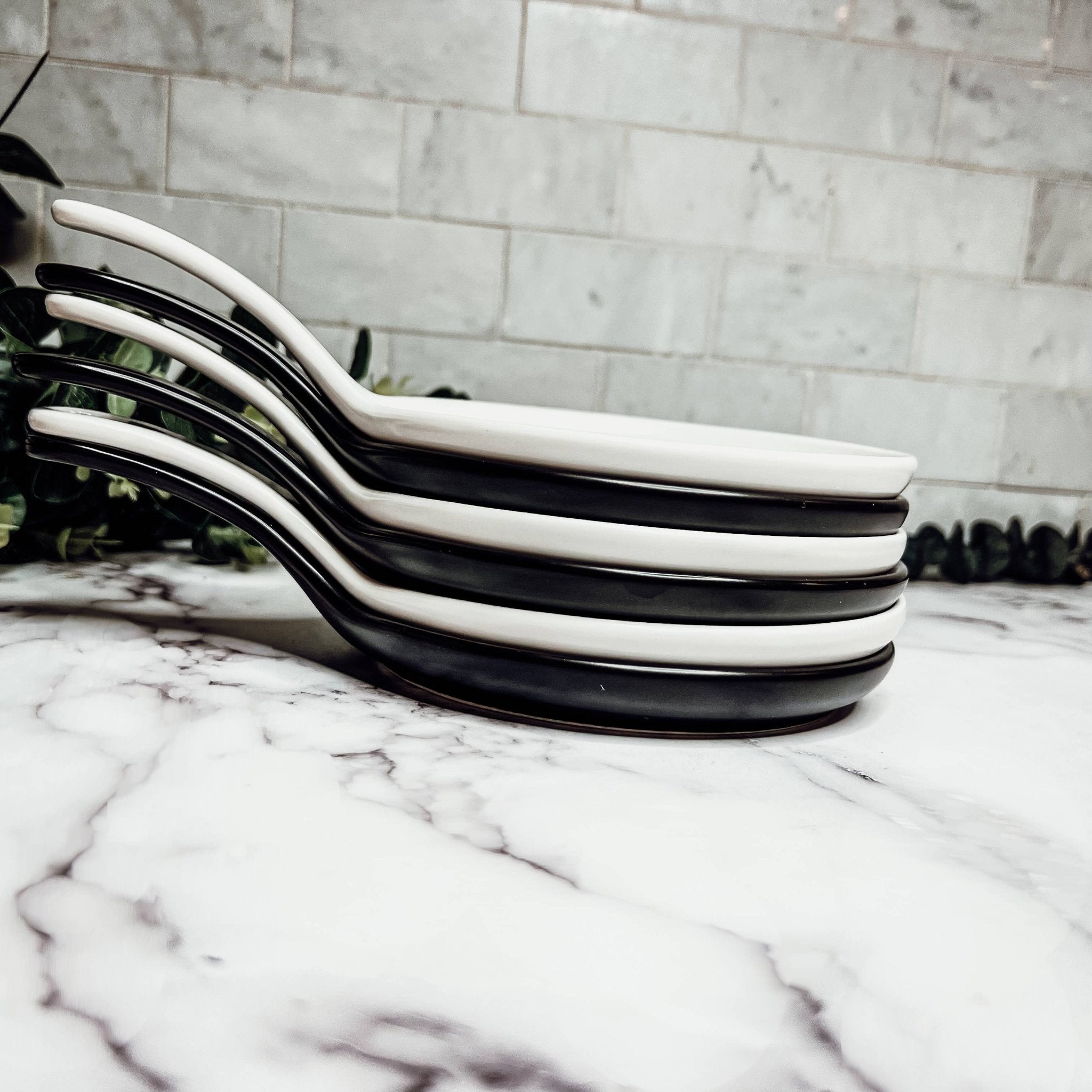 Larger Spoon Rests & Wooden Spoon Set - The Bronze Butterfly