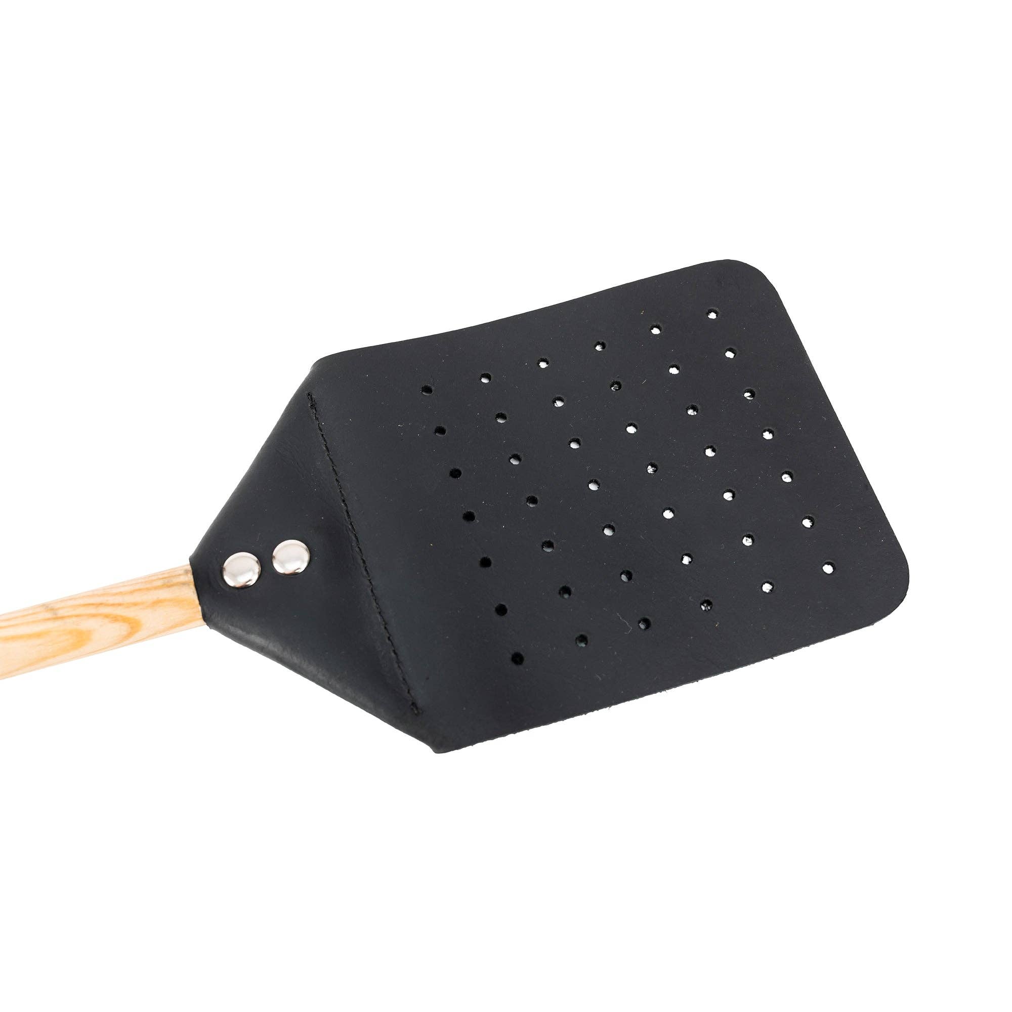 Leather Fly Swatter: Black - The Bronze Butterfly