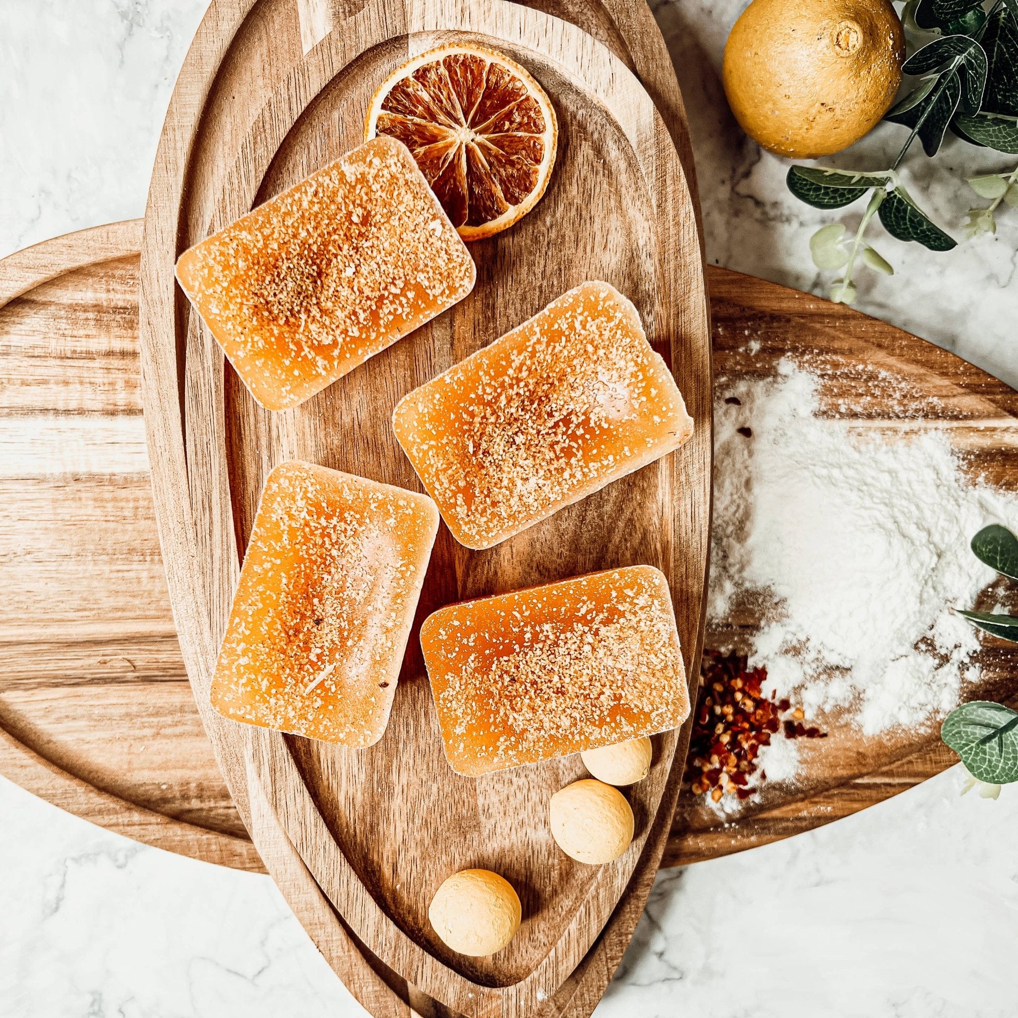 Lemon Shortbread Wax Melts Oversized Natural Toxin Free Melt - The Bronze Butterfly