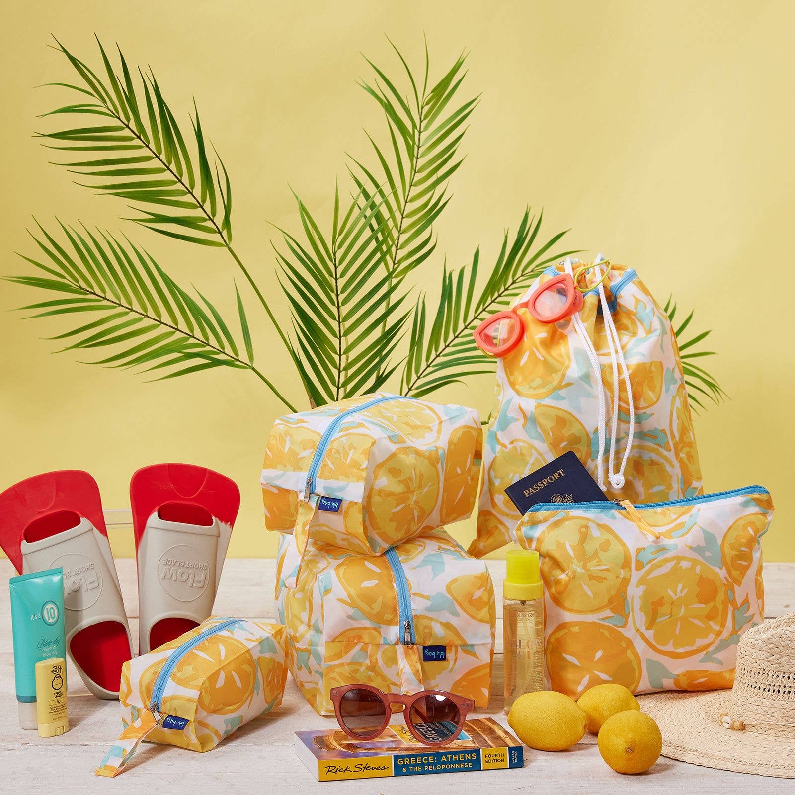 LEMON SLICES Splash Proof Pouch - The Bronze Butterfly