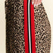 LEOPARD CONTRAST TROUSER RED PANEL - The Bronze Butterfly