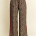 LEOPARD CONTRAST TROUSER RED PANEL - The Bronze Butterfly