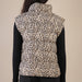 Leopard Puffer Vest - The Bronze Butterfly