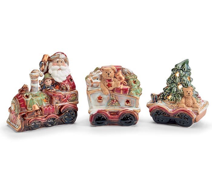 Light Up Porcelain Trin Set - The Bronze Butterfly