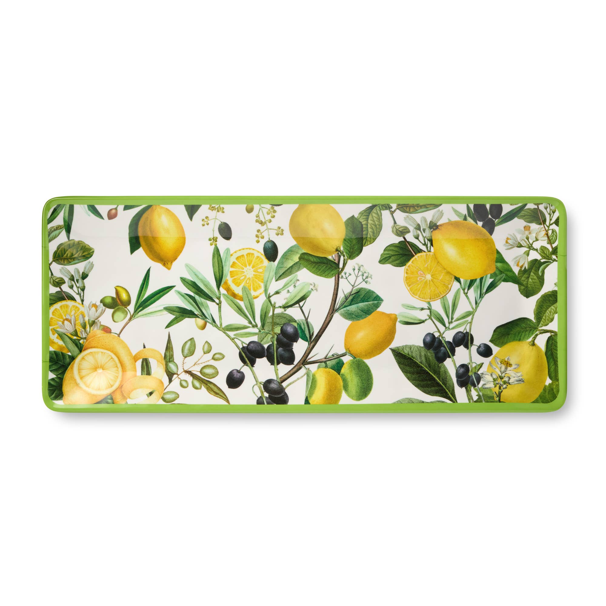 Limone Melamine Rectangular Platter - The Bronze Butterfly