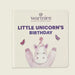Little Unicorn's Birthday Board Book - The Bronze Butterfly