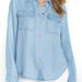 Liverpool Button Down Shirt With Pockets - The Bronze Butterfly