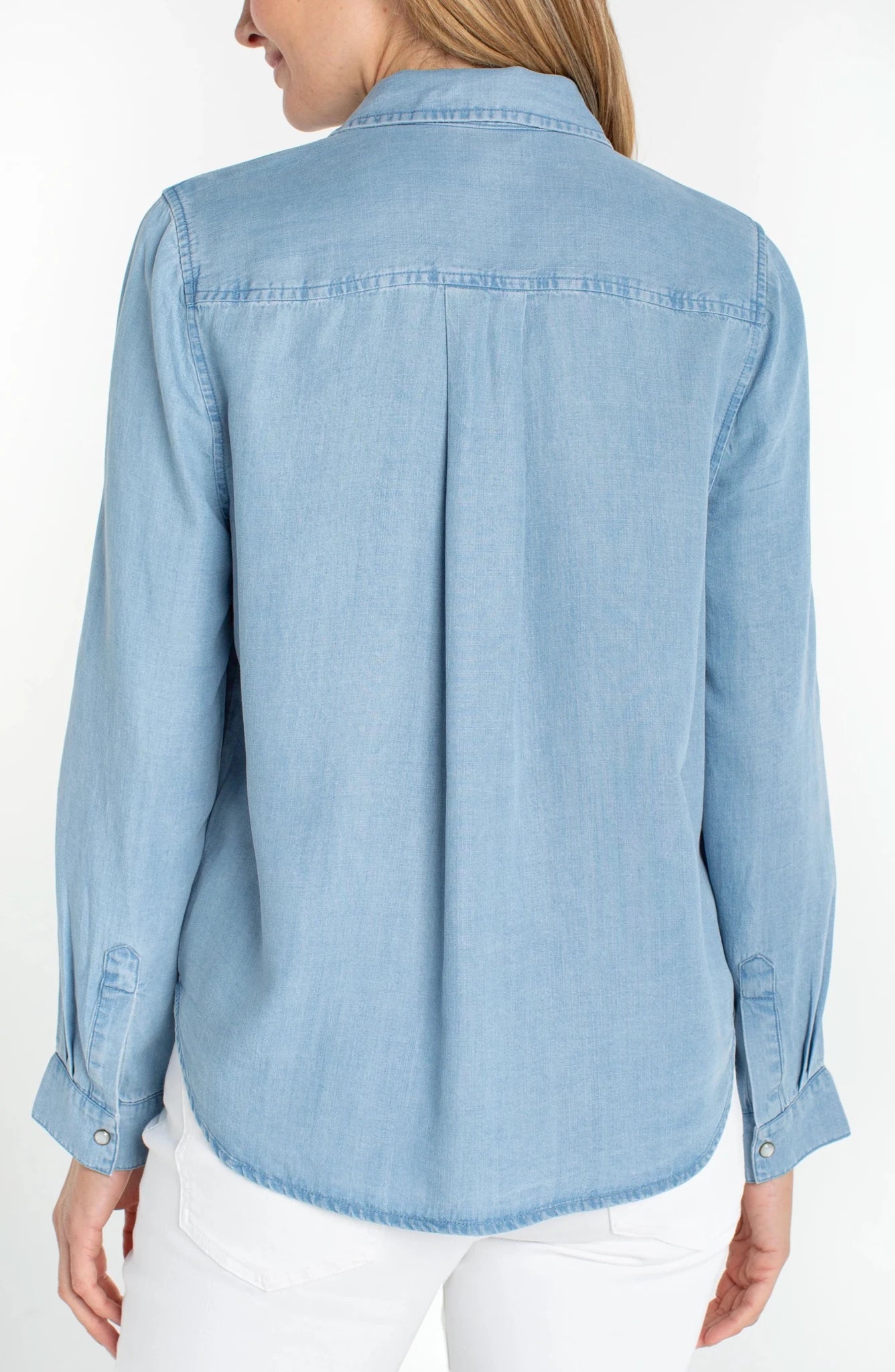 Liverpool Button Down Shirt With Pockets - The Bronze Butterfly