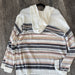 LIverpool Cream Navy and Pink combo Sweater with Hood - The Bronze Butterfly
