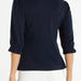 Liverpool Elbow Sleeve Notch Knit Tee - The Bronze Butterfly