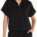 Liverpool Half Zip Popover Top - The Bronze Butterfly