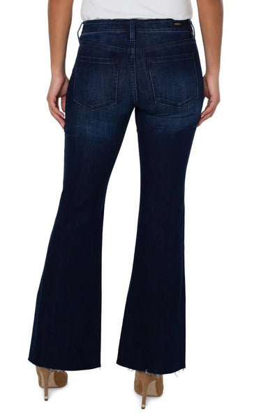 Liverpool Hannah Flare With Welt Pockets - The Bronze Butterfly