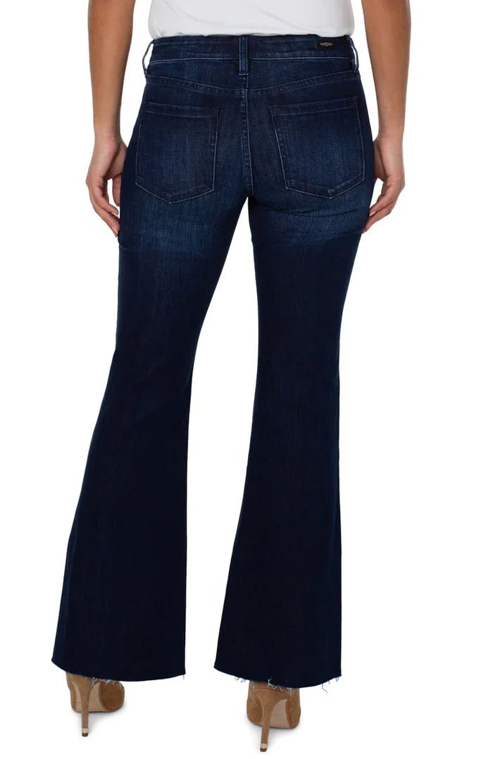 Liverpool Hannah Flare With Welt Pockets - The Bronze Butterfly