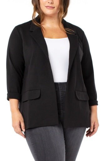 Liverpool Plus Size Boyfriend Blazer With Princess Dart - The Bronze Butterfly