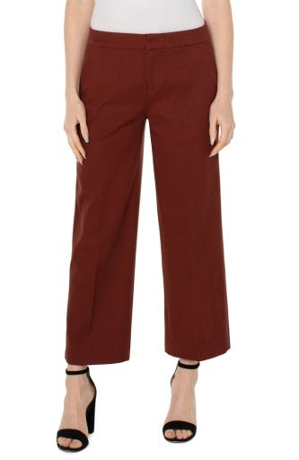 Liverpool Wide Leg Pant - Brunette - The Bronze Butterfly