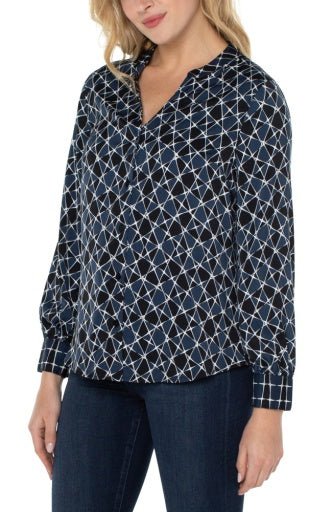 Liverpool Women's Stargazing Front Button Collared Shirt - The Bronze Butterfly