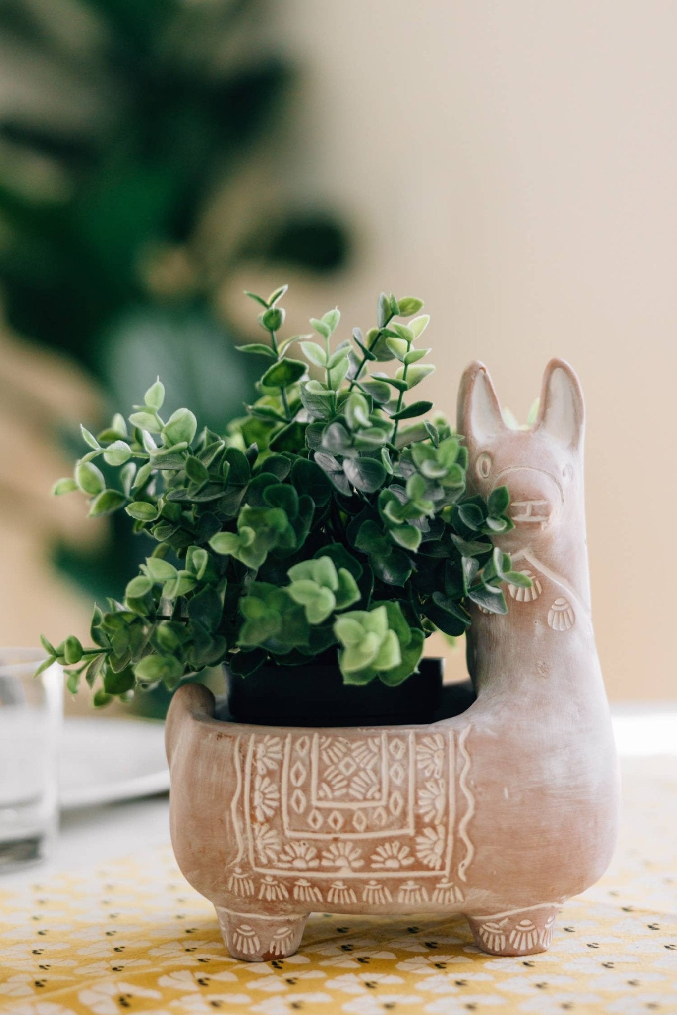 Llama Terracotta Planter - The Bronze Butterfly