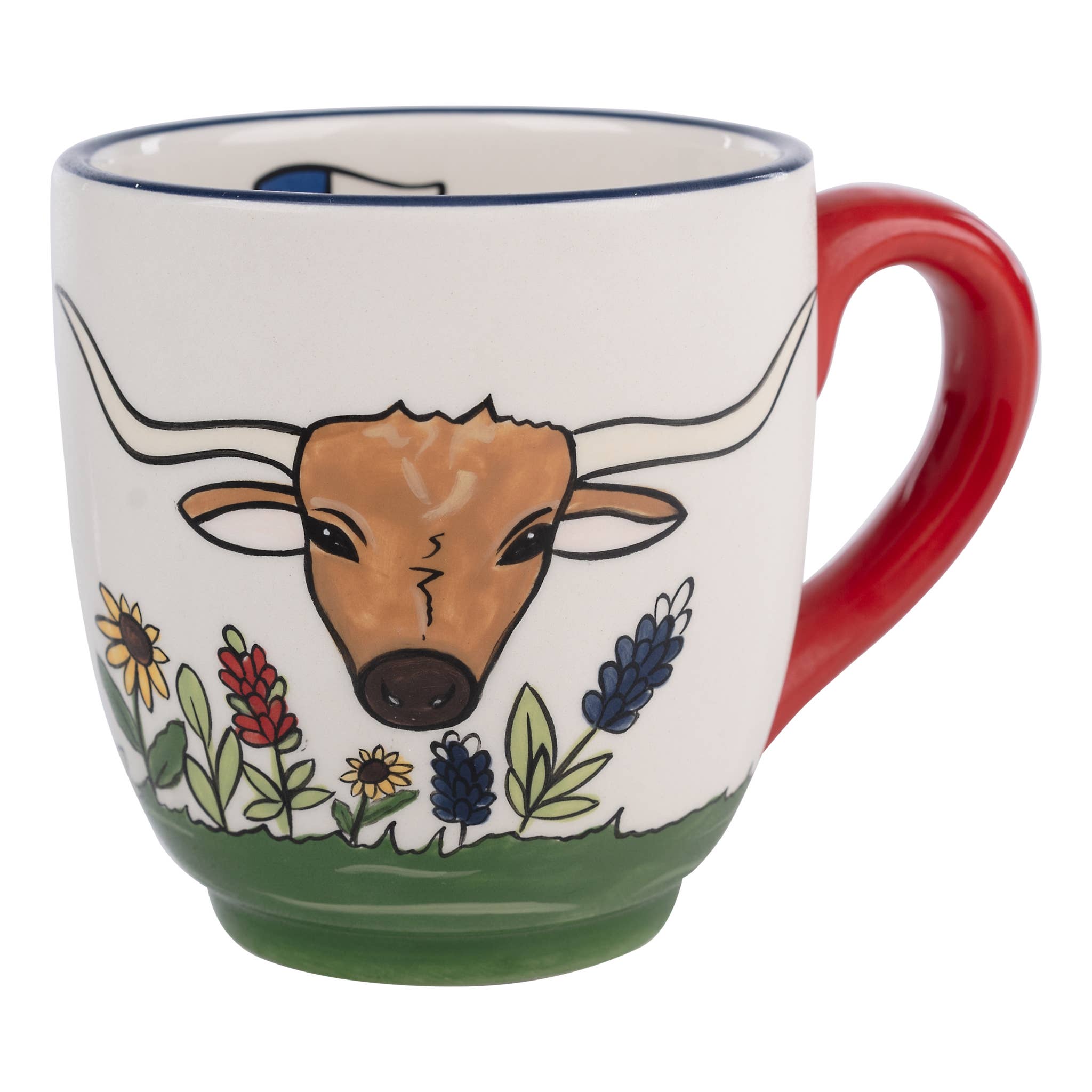 Longhorn God Bless Texas Mug - The Bronze Butterfly