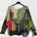 Loowie Camo Style Printed Knit Sweater - The Bronze Butterfly