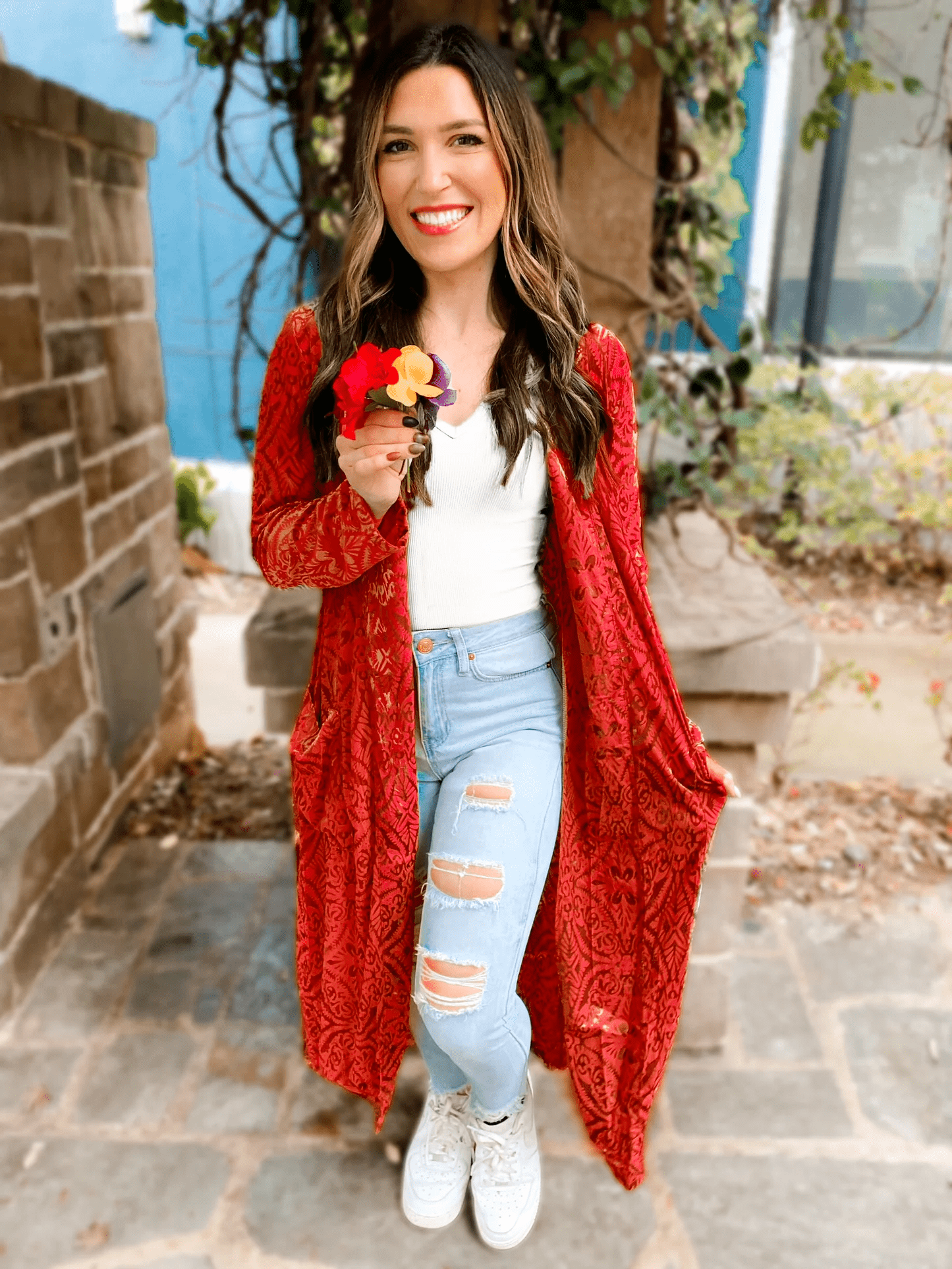 Mabel Mesh & Velvet Duster Cardigan - The Bronze Butterfly