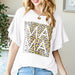 Mama Animal Print Ruffled Neck Dolman Top - The Bronze Butterfly