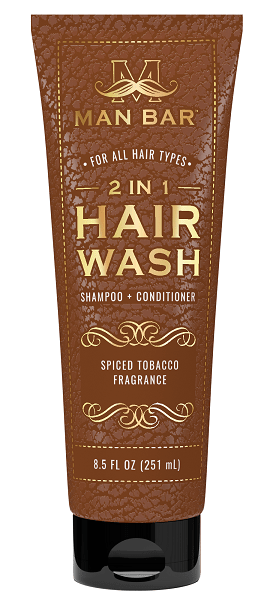 Man Bar 2 in 1 Hair Wash Spiced Tobacco - The Bronze Butterfly