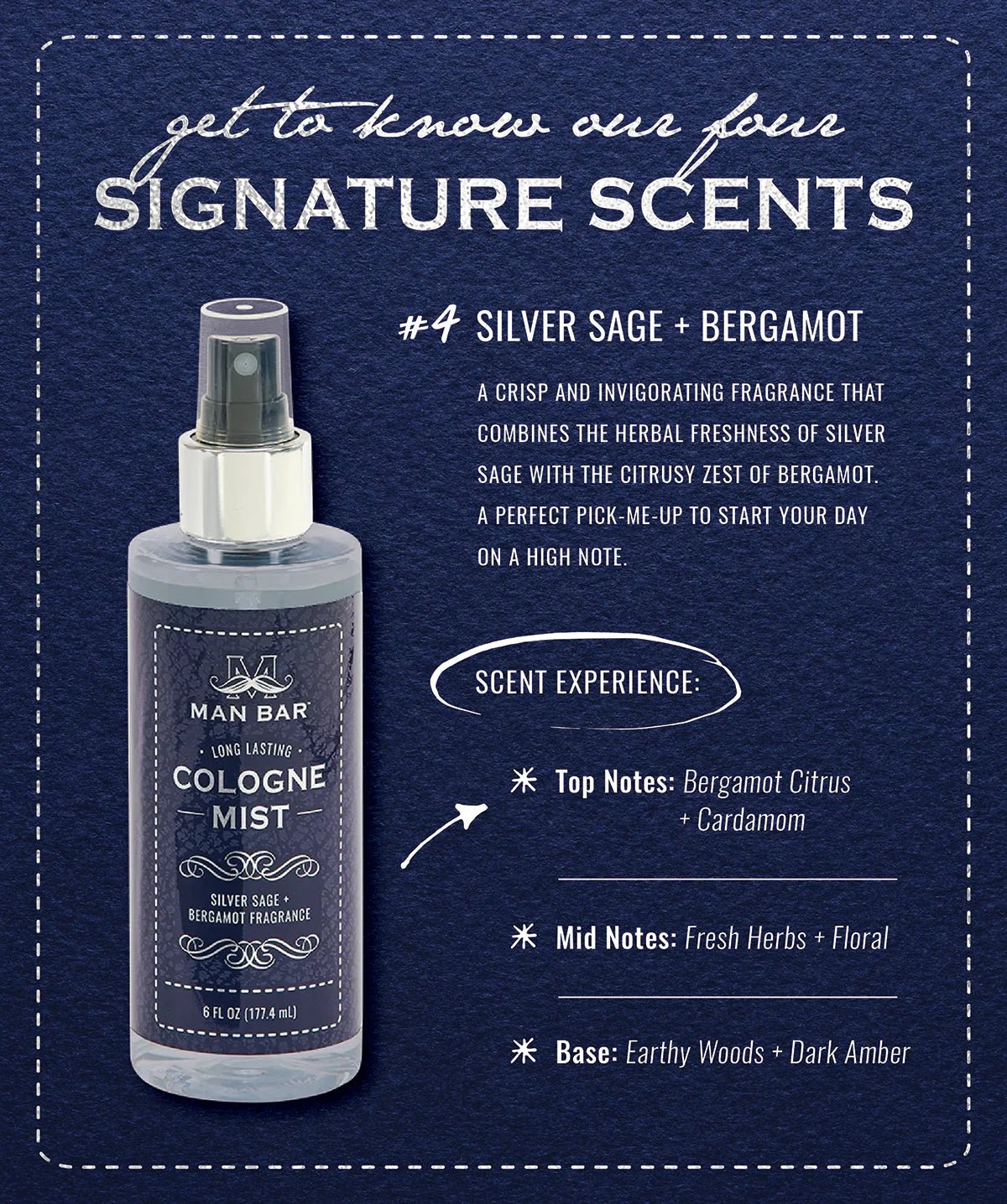MAN BAR® Cologne Mist - The Bronze Butterfly