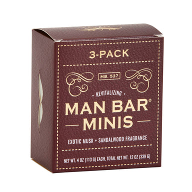 Man Bar Miniature Exotic Musk & Sandalwood - The Bronze Butterfly