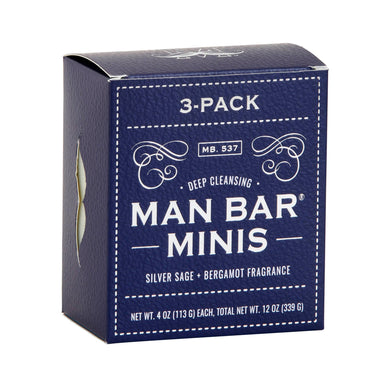 Man Bar Miniature Silver Sage & Bergamot - The Bronze Butterfly