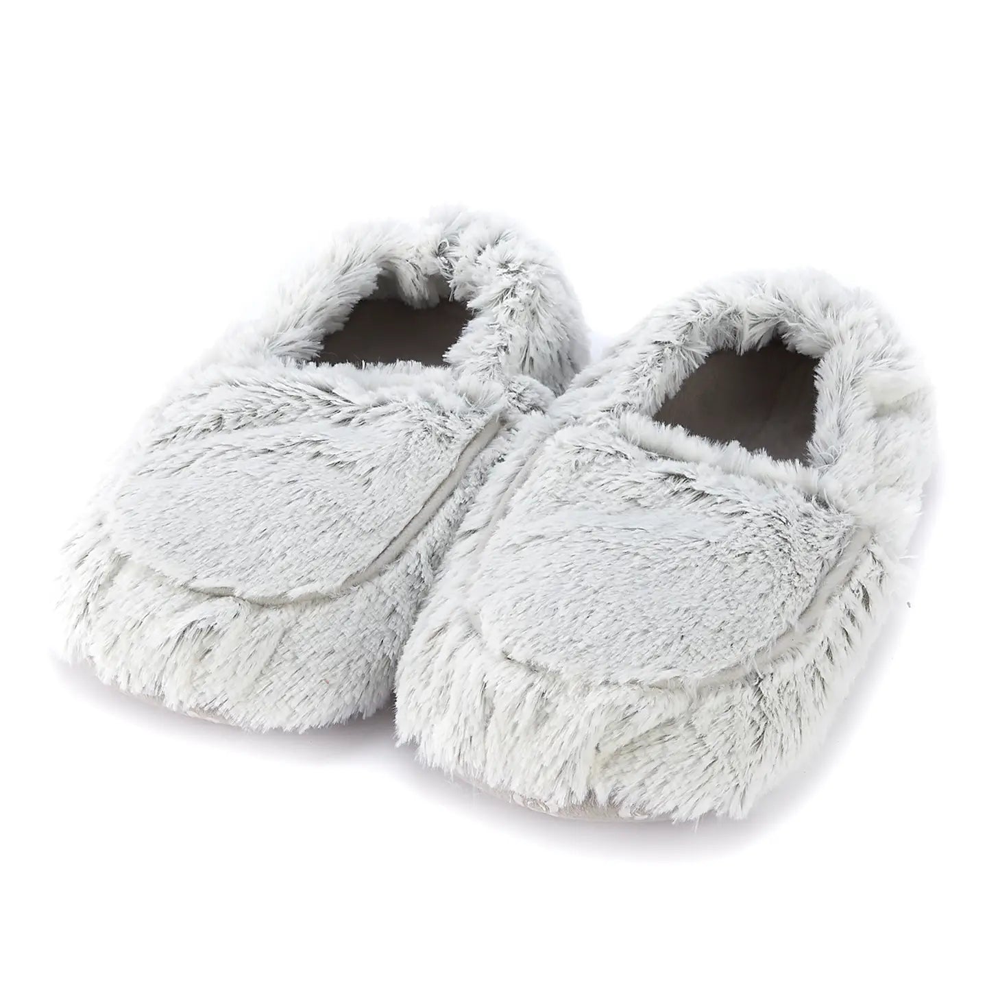 Marshmallow Gray Warmies Slippers - The Bronze Butterfly