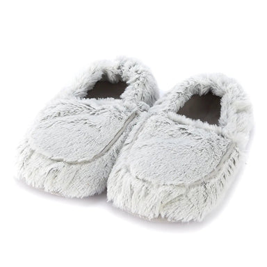 Marshmallow Gray Warmies Slippers - The Bronze Butterfly