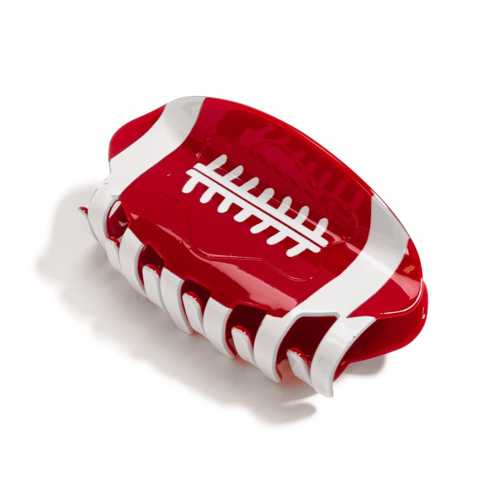 Football Claw Hair Clip