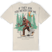 Men's Bigfoot Wisp Tan Short Sleeve tee - The Bronze Butterfly