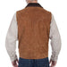 Men's Scully Leather Vest - The Bronze Butterfly