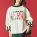 Merry & Stripe Reversible Mock Neck Sweatshirt - The Bronze Butterfly