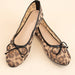 MESH LEOPARD PRINTED FLAT SHOES - The Bronze Butterfly