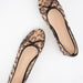 MESH LEOPARD PRINTED FLAT SHOES - The Bronze Butterfly