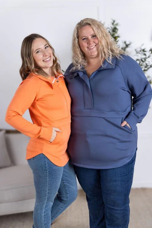 Mia Scuba Halfzip - The Bronze Butterfly