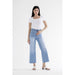 Mica High Rise Wide Leg Cropped Jean - The Bronze Butterfly
