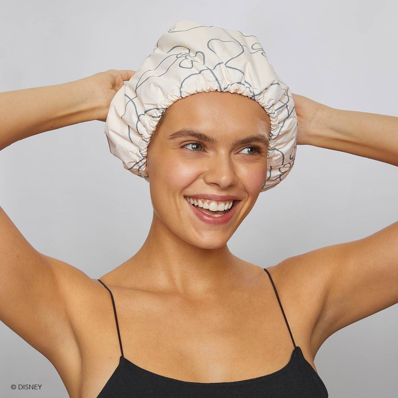 Mickey & Minnie x Kitsch Satin Lined Flexi Shower Cap - The Bronze Butterfly