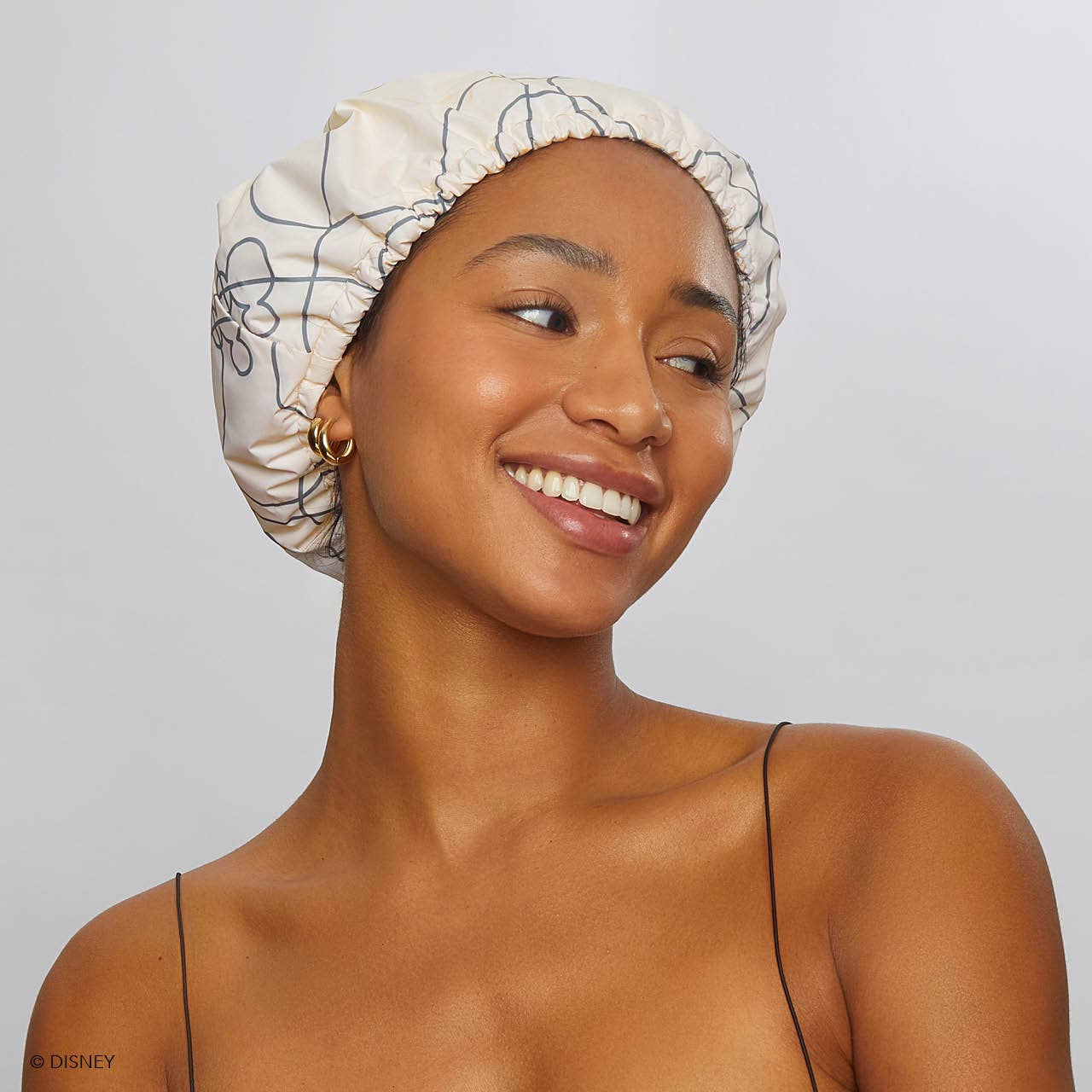 Mickey & Minnie x Kitsch Satin Lined Flexi Shower Cap - The Bronze Butterfly